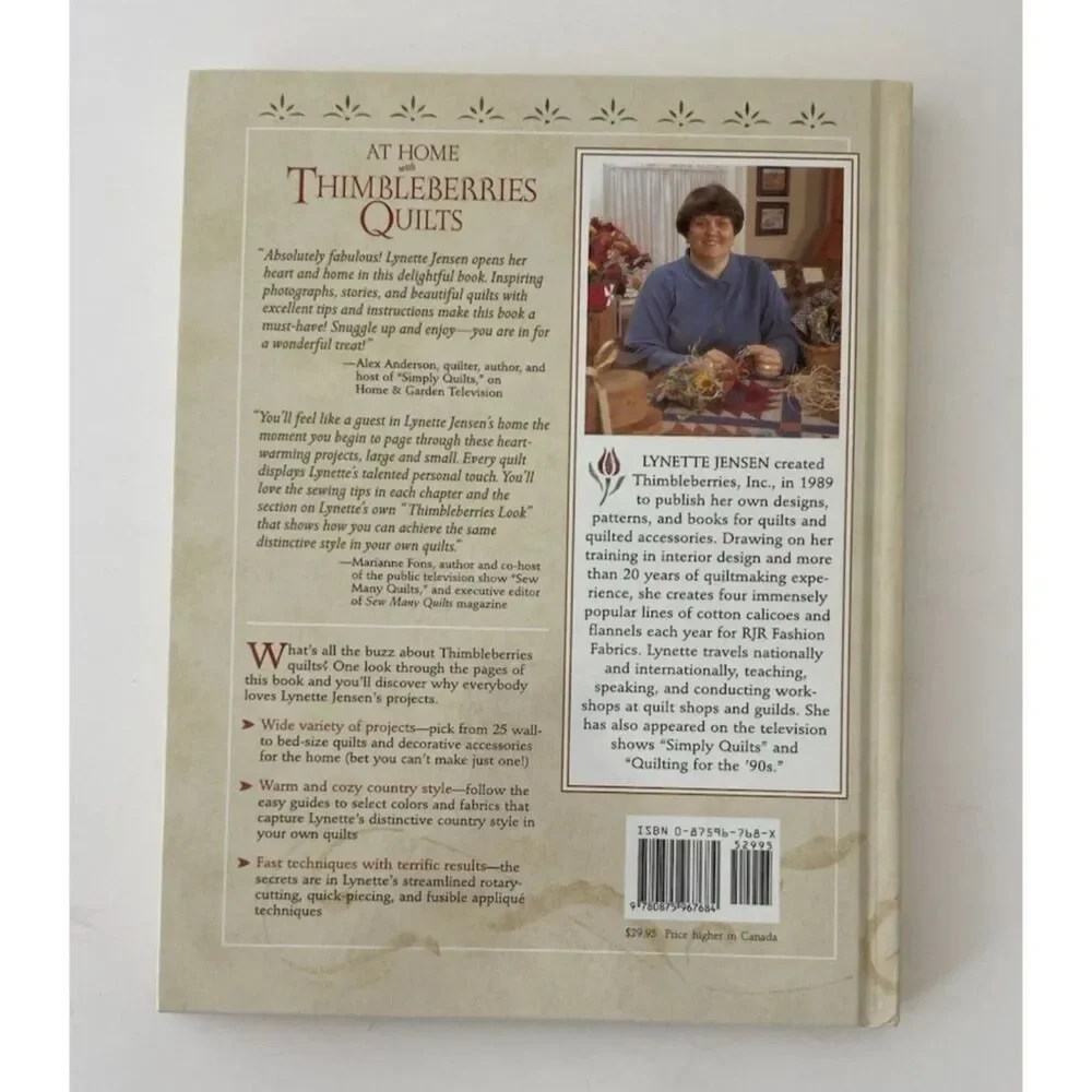 Thimbleberries Quilting  Books, VTG-Hardcover-Lot of 3